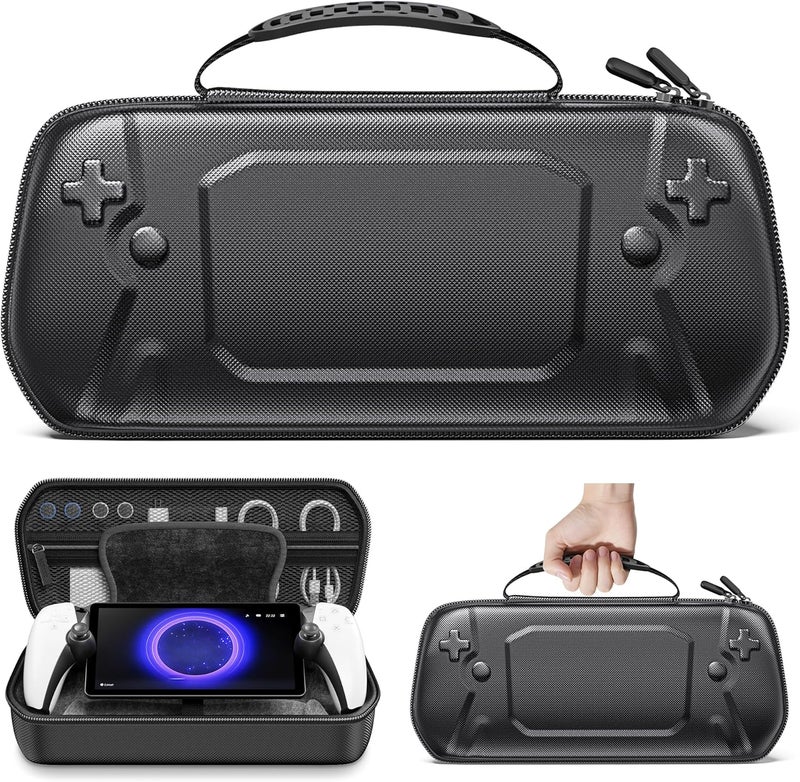 Svetaecho Carrying Hard Case Compatible with PlayStation Portal Remote Player, Portable Travel and Storage Protection PS Portal Accessories Organizer - Image 1